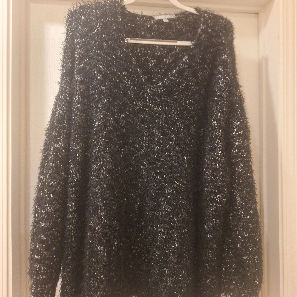 Heart N Soul Womens Cozy Black Sweater 3X - Picture 4 of 5